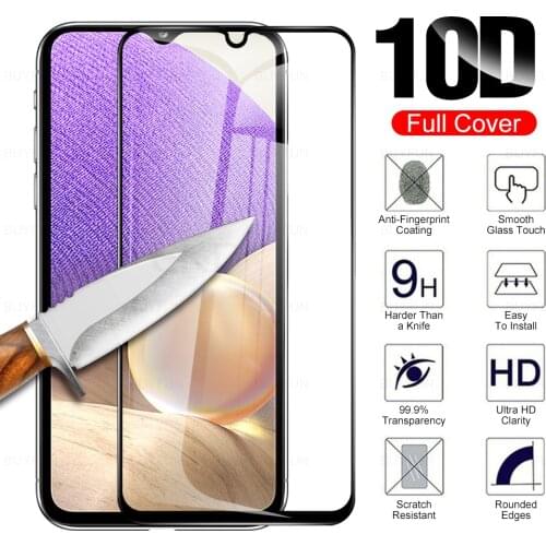 1PCS Full Cover Tempered Glass For Samsung A 32 52 72 42 5G Screen Protector For Galaxy A 20 10 02S A 30 12 31 22 30 51 Film
