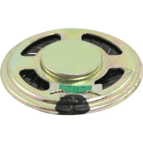 1.4" Diameter Aluminum Shell Round Slim Internal Magnet Speaker 8 Ohm 0.5W