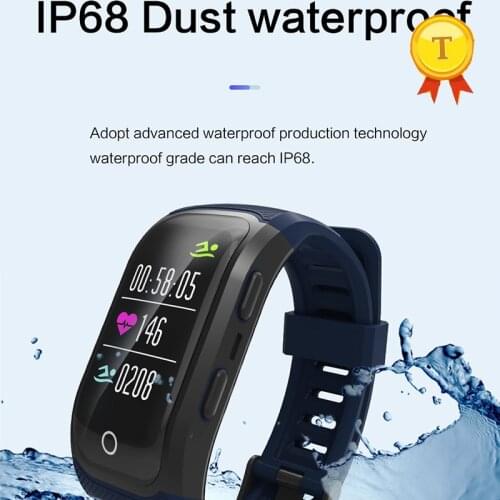 2018 best selling IP68 swim Color touch screen Smart wristband Activity fitness tracker Dynamic Heart Rate Sports GPS Smart band