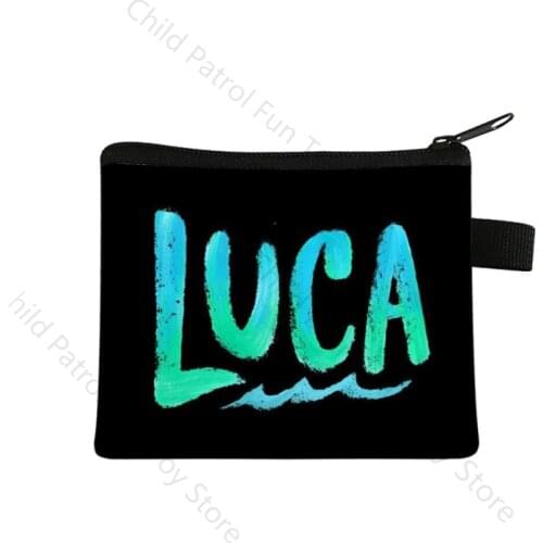 2021 Disney Luca Pixar Kawaii Wallet Brand Women Coin Purse Small Mini Bag Kids Cartoon Printied Graphics Keychain Pocket Purse