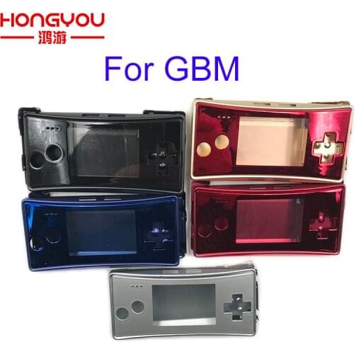 5pcs For Nintend GameBoy MICRO shell in the metal Shell Case Housing For GBM metal case Cover