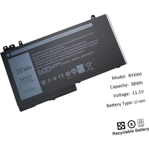 RYXXH Laptop Battery Replacement for Dell Latitude 5250 5450 5550 E5250 E5450 E5550 3150 3160 Series Notebook