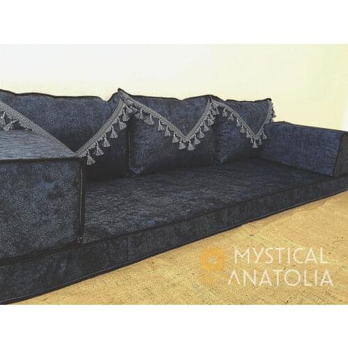 Arabic Floor Seating Living Room Furniture Couches Jalsa Majlis Traditional Arabian Hookah Lounge Home Decor Bench Cushion