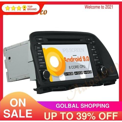 Android9 PX5/PX6 Car DVD Player GPS Navigation For MAZDA CX-5 2013-2015 Auto Radio Stereo Head Unit Multimedia Player ISP Screen