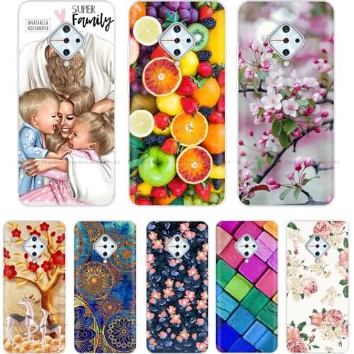 For vivo V17 phone case on for VIVO V17 vivov17 2019 back cover bumper etui coque silicone tpu soft full protection shockproof