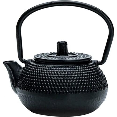 Decorative Small Tea Kettle Cast Iron Teapot Tabletop Ornament Adornment