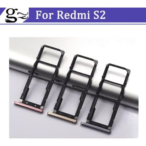 For Xiaomi Redmi S2 S 2 Original Sim Card Holder Tray Card Slot For Xiaomi RedmiS2 Sim Card Holder