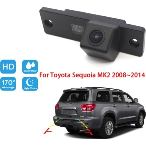 Rear View camera For Toyota Sequoia MK2 2008 2009 2010 2011 2012 2013 2014 CCD Full HD Night Vision Reverse Camera Waterproof