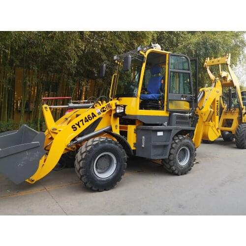 SYNBON wheel loader ,Garden Mini backhoe tractor , mini loader with backhoe front loader for agriculture