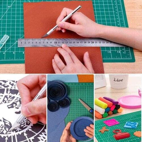 NEW Thickening A2 A3 Green Multifunction Pvc Self Healing Cutting Mat Cutting Pad Board Cutter Knife Craft Tool Office Supplies
