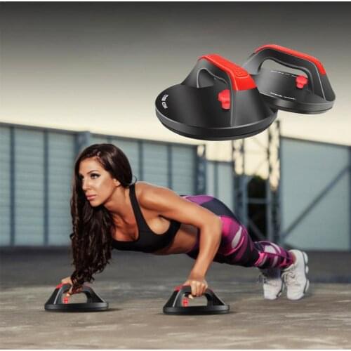 Push-up Bracket Abdominal Device Grip Equipment Rotatable Round Push-up Bracket Fitness Equipment Yoga Shaping Disc Bracket