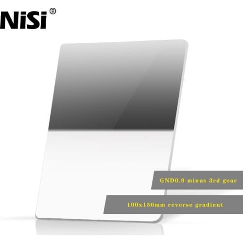 Square Filter nisi100x150mm0.9 Insert Set Medium Grey Reverse Gradient Mirror GND8 Square Mirror