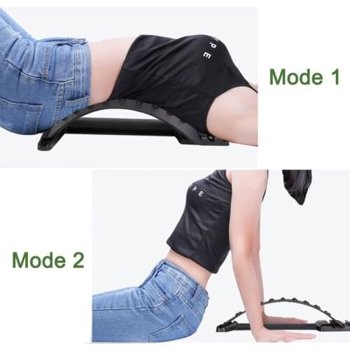 Magic Back Stretcher Lumbar Support Posture Corrector Massage for Upper Lower Back Pain Relief EK-New