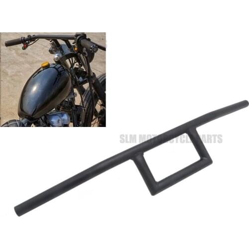 Motorcycle Custom 7/8" Attack Handlebars Cruiser Cafe Racer Box Window Handle Bar for Harley Chopper Honda Yamaha