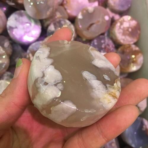 Natural The Cherry Blossom Agate Mineral Specimens Crystal Healing 5-6cm