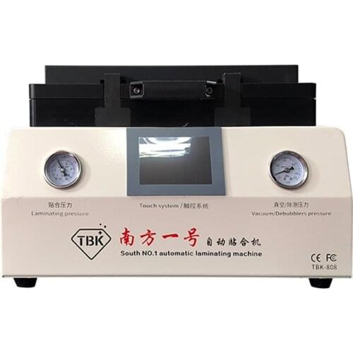 Newest TBK-808 LCD Touch Screen Repair Automatic Bubble Removing Machine OCA Vacuum Laminating Machine With Automatic lock Gas