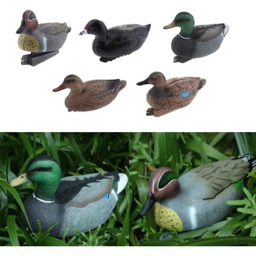 Floating Duck Plastic Bird Decoy Scarer Weed Pest Control Repeller Ornament for garden pond swimming pool fishpond Hunting Decor