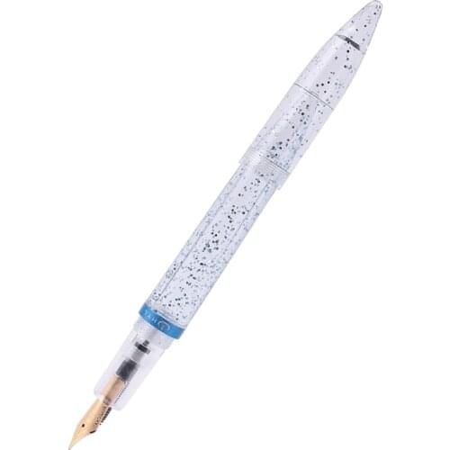 Fountain Pen Unbranded Transparent Clear Eyedropper Fountain Pen 0.38mm 0.7mm Nib Fountain-Pen Pens School Office Supplies Gift