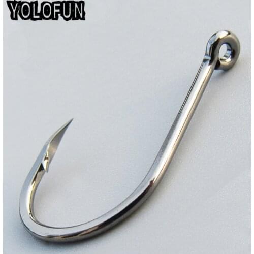 50pcs/ Lot octopus Fishing Hooks High Carbon Chmical Sharpen Barbed Circle Hook Tackle Set 5C Point Hardness Supplier Fishhooks