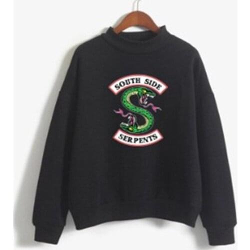SouthSide Serpents Riverdale Cosplay Hoodies Sweatshirts 3D printed Riverdale Sweatshirt Harajuku Pullover Coat For Women Girls