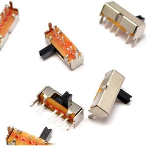 Sk13d07vg4 small toggle switch with bracket, 4-pin, 3-gear, handle height 4mm (10pcs)