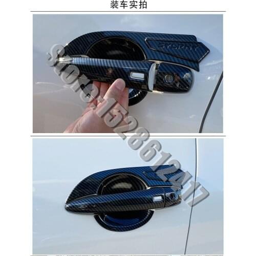 Car styling ABS Chrome Door Handle Bowl Door handle Protective covering Cover Trim 2020-2021 for Nissan New Sylphy