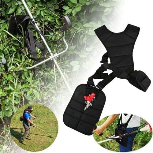 Convenient Strimmer Double Breasted Shoulder Harness Strap For Brush Cutter Adjustable Double Shoulder Strap Y-Shaped Garden
