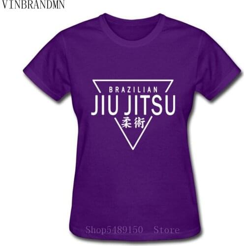 Funny Brazilian Jiu Jitsu T-Shirts MMA JUDO Tops Gesture Jiu-Jitsu Go Train Clothing Jiu Jitsu Tshirt Women Karate T Shirt Femme