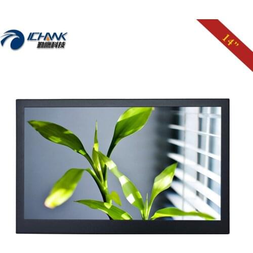 ZB140TN-56/14"inch 1920x1080p 16:9 IPS AV BNC HDMI VGA Built-in Speaker Remote Control PC Monitor LCD Screen U-disk Video Player