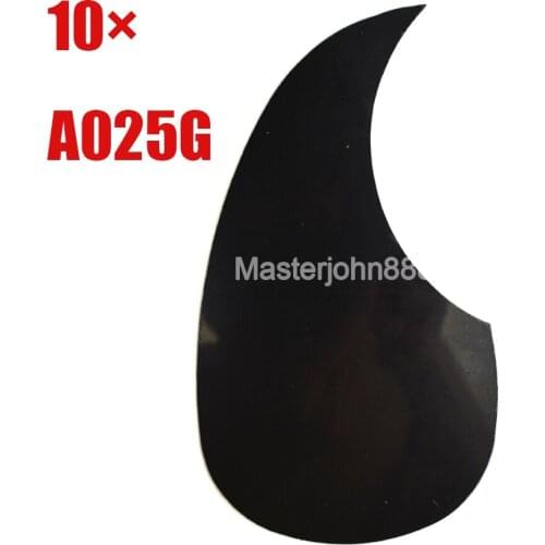 10pcs Alice A025G Left Hand Acoustic Guitar Pickguard Black Teardrop Peel and Stick Adhesive Back Wholesales