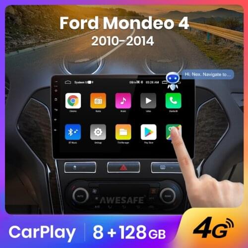 AWESAFE PX9 for Ford Mondeo 4 2010-2014 Car Radio Multimedia video player GPS No 2din 2 din Android 10.0 2GB+32GB
