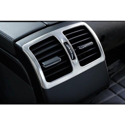Auto Accessories for Mercedes Benz E class Coupe W207 C207 Interior Armrest Box Rear Air Condition outlet Vent Cover Trim frame
