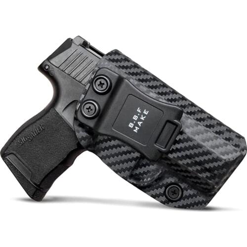 B.B.F Make Sig P365 Holster IWB Kydex Carbon Fiber Custom Fit: Sig Sauer P365/P365 SAS Pistol - Inside Waistband Concealed Carry