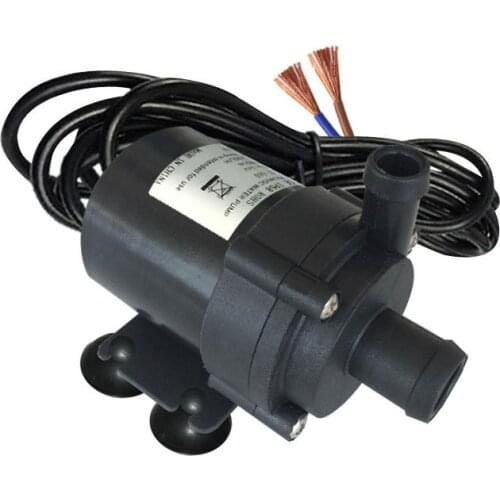 Brushless Mini Water Pump 12V/24V DC Long Lifetime Solar Fountain Pump 600L/H Flow Max Amphibious