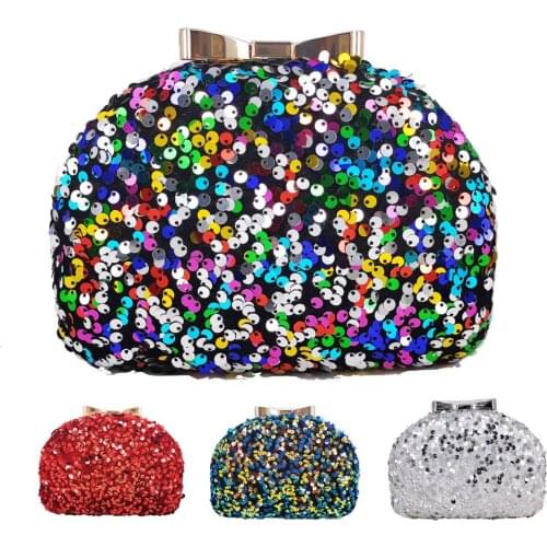Paillette Clutch Bags Fashion Women Purse Wedding Handbags Cheaper Evening bags 411