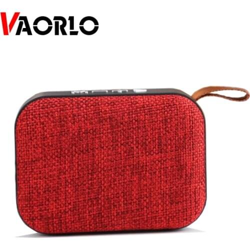 VRORLO Portable Mini Bluetooth Speaker Wireless U Dist TF Card FM Radio Bluetooth Loudspeakers Speakers For xiaomi Huawei Iphone