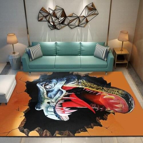 Baby Home Large Carpet 3D Primitive Forest Carpets For Living Room Bedroom Area Rug Hallway kitchen Mat Kids Dinosaur Print Rugs