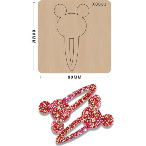 Diy Cut Dies Wood Hairpin Scrapbooking Knife Mold Handmade Crafts Wood Moulds Die Cut Making Decor Supplies Dies Template