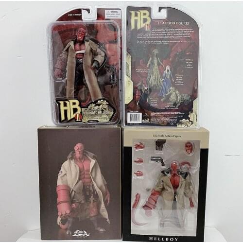 MEZCO Hellboy Series Movie Action Figures Collectible Model Figure Toy Gifts 7" 18cm