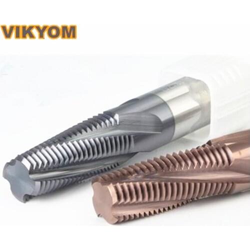 Imperial units American system Thread milling cutter Full-tooth/three-tooth/single-tooth tungsten steel thread milling cutter