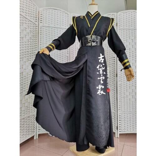Hot Anime MO DAO ZU SHI Song Zichen Cosplay Costume Tian Guan Ci Fu He Xuan Sha Po Lang Chang Geng Cosplay Suit Hanfu Costumes