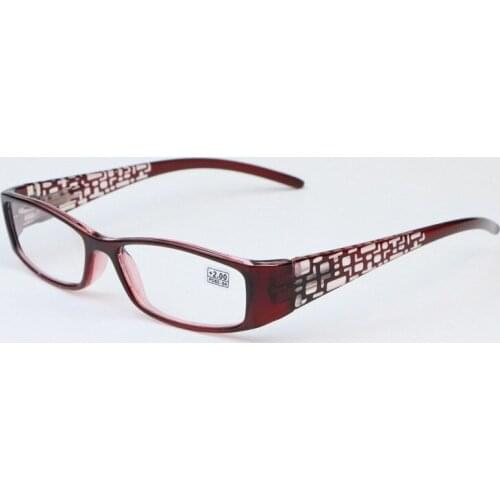 Square Comfortable Ultralight Reading Glasses Women Men Fashion Simple Presbyopia Eyewear 1.0-4.0 R188