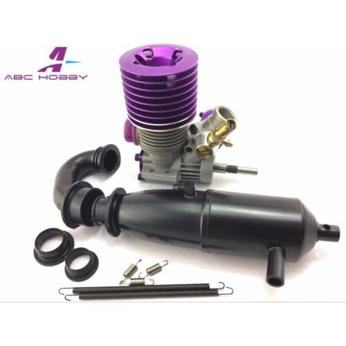 Hot Bodies CY18 GO1 VX-18 1/10 Buggy RC Car 2-Stroke methanol 3.0cc Nitro Engine without Pull Starter Contain Tuned Pipe 1set