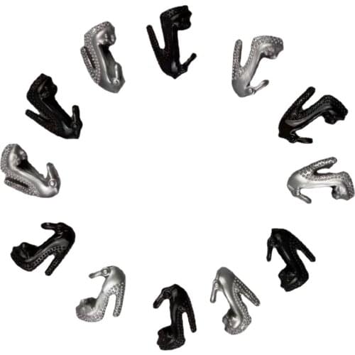 Fashion 6 Pairs/lot High Heel Sandals Doll Shoes For Barbie Accessories Foot Wear Princess Sneakers 1/6 BJD Dollhouse Toys Gifts