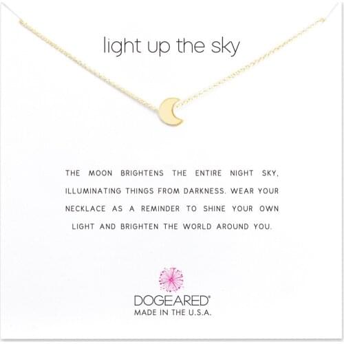 Fashion Personality Newest Alloy Clavicle Choker Clavicle Necklace Alloy Moon Simple delicate Necklace Jewelry