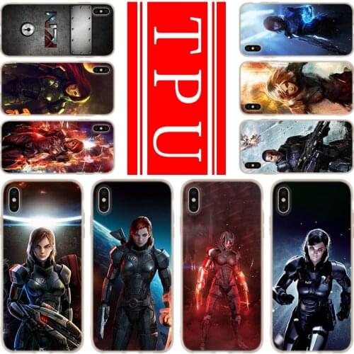 Soft TPU case For iPhone 12 Mini 11 Pro XS Max XR X 8 7 6 Plus 5S SE S Cover N7 Mass Effect 2020
