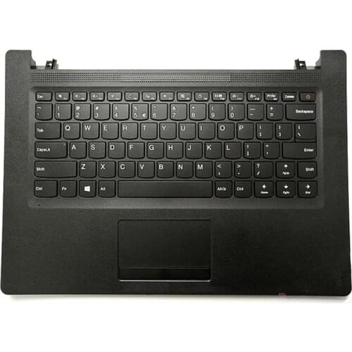 New Laptop Palmrest Upper Cover With English Keyboard Topcase Top Cover For Lenovo Ideapad 110-14ibr Bottom Cover Lower Case