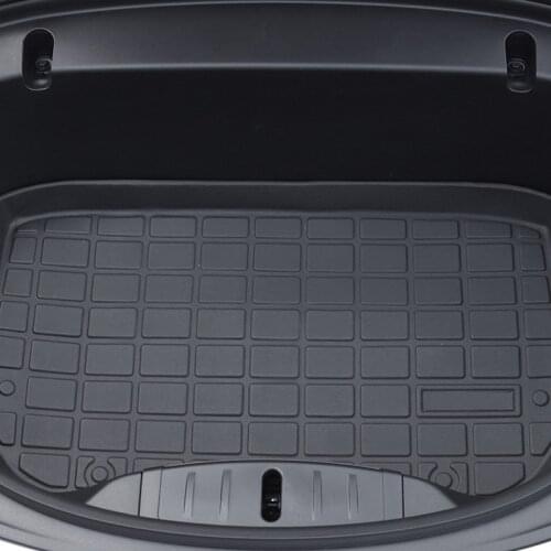 New Car Front Trunk Storage Mat For Tesla 2021 Model 3 Cargo Tray Trunk TPE Waterproof Pads For Model 3 Car Accessories