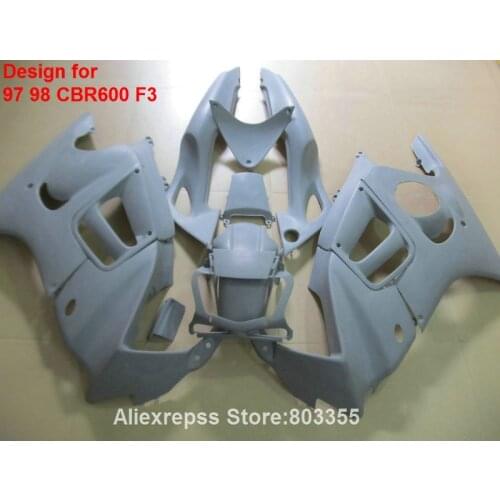 For HONDACBR 600 F3 1998 1997 97 98 Fairings ( Free customize ) cbr 600 fairing kit +7gifts xl95