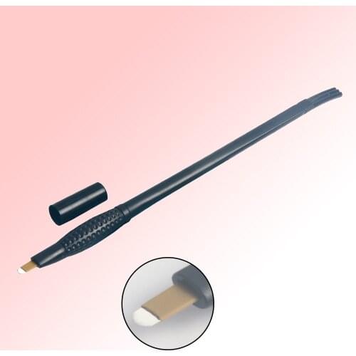 Perament Makeup 2 in 1 Disposable Microblading Pen 18U 5RL Tebori Blade Tattoo Pen Hand Tools For 3D Eyebrow Tattoo Hair Stroke